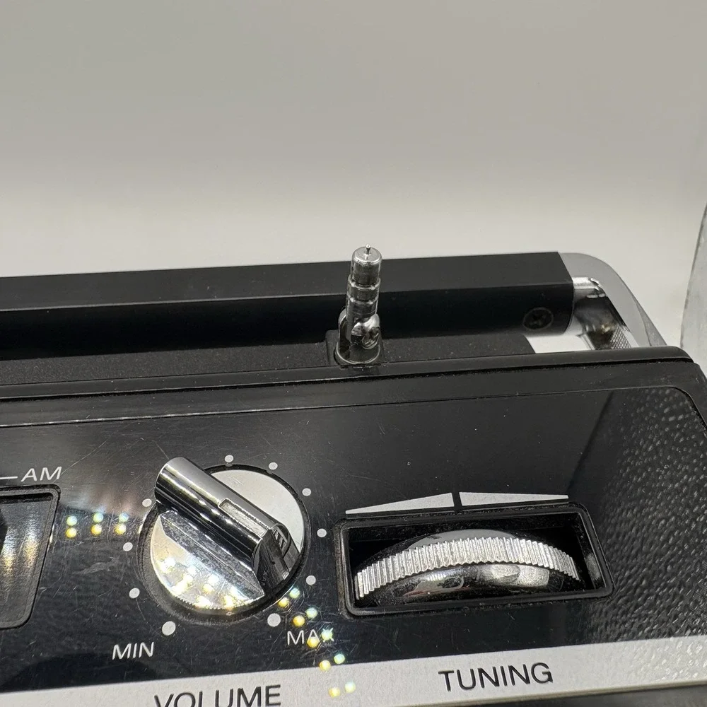 Sony CFM-130 AM/FM Radio Cassette Recorder Portable Tape Player Tested Read